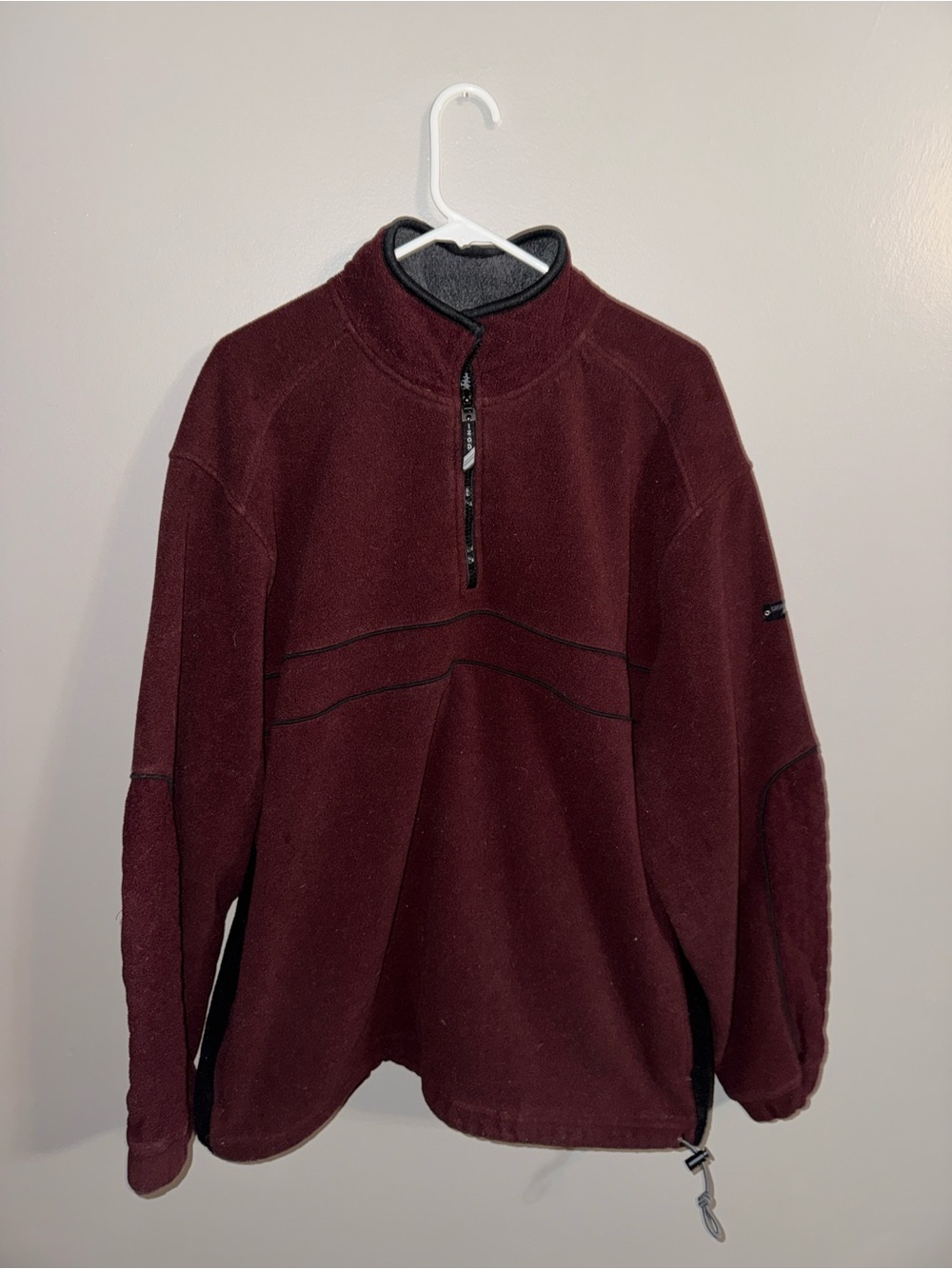 Mens IZOD Quarter Zip Sweater